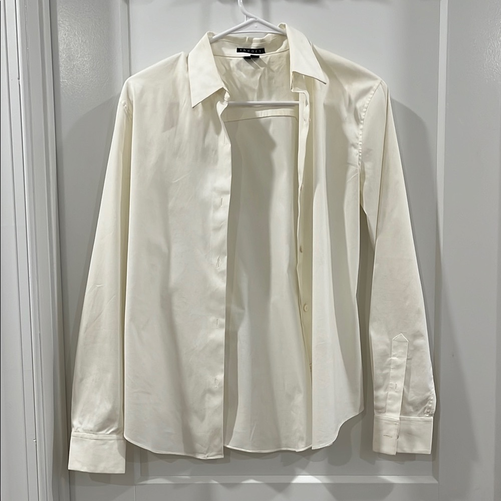 Theory Men's White Shirt